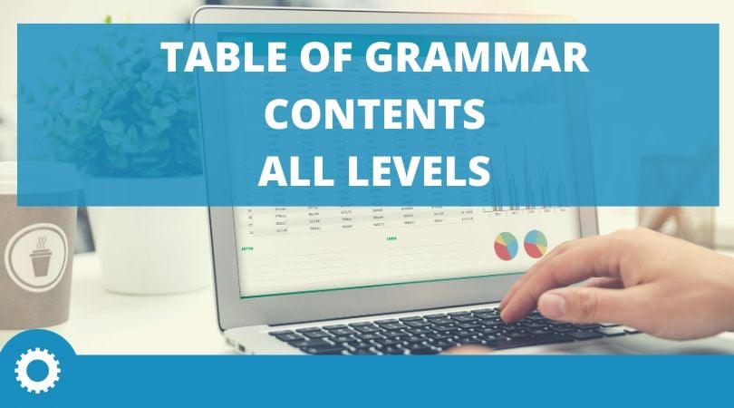 Table grammar contents A1-B2