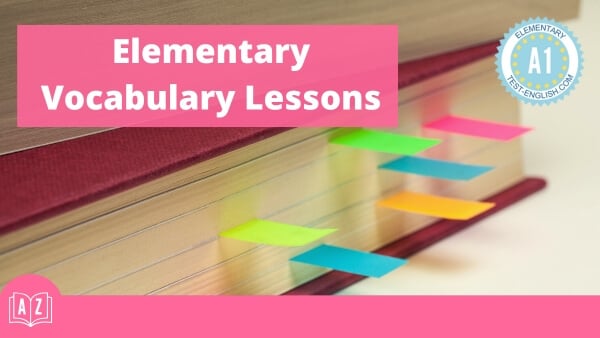 A1 Vocabulary Lessons
